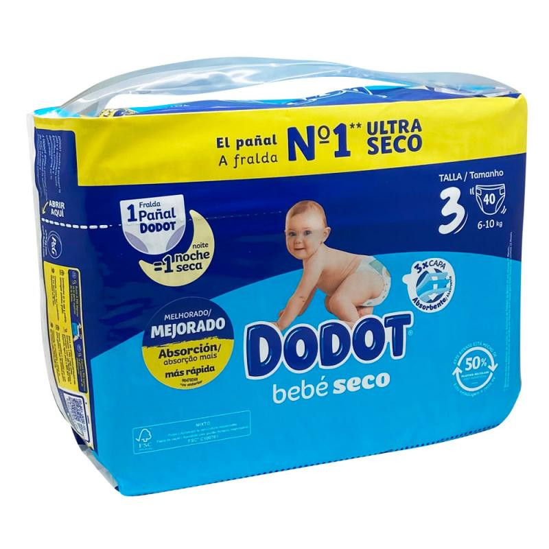 Pañales DODOT talla 3 (de 6 a 10 kg) caja 210 pañales - La Farmacia de  enfrente
